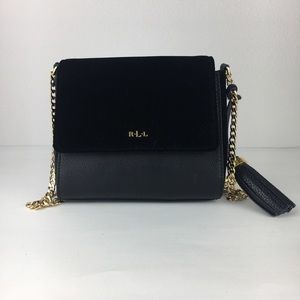 Ralph Lauren Black Emden Skyler Crossbody NWT